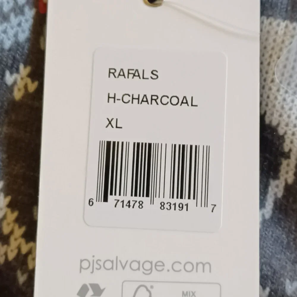 NEW! P.J. Salvage Fair Isle Print Knit Lounge Long Sleeve Top Size XL - Picture 8 of 10